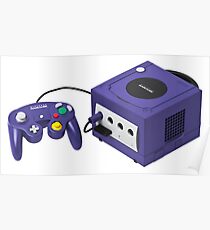 Nintendo Gamecube-Konsole Poster