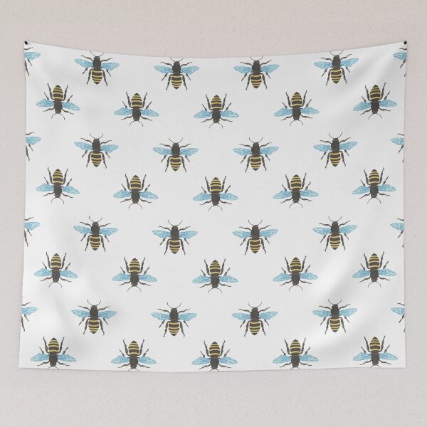 Item preview, Watercolour Bee Pattern designed and sold by ECLECTICimprint.