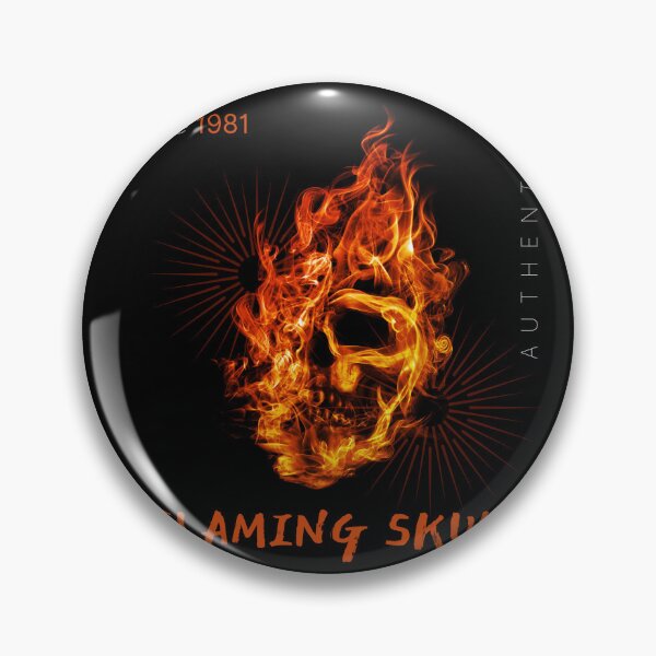 Item preview, Flaming Skull designed and sold by Playketax.