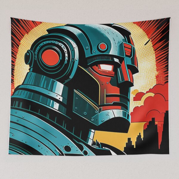 Item preview, Robot - Pop Art  designed and sold by RobotAIArt.