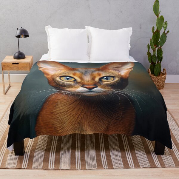 Item preview, Abyssinian Cat Portrait 03 designed and sold by Elisabeth Lucas.