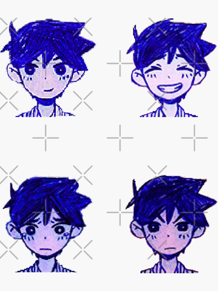 Omori Sprites Sticker for Sale by Eroshi