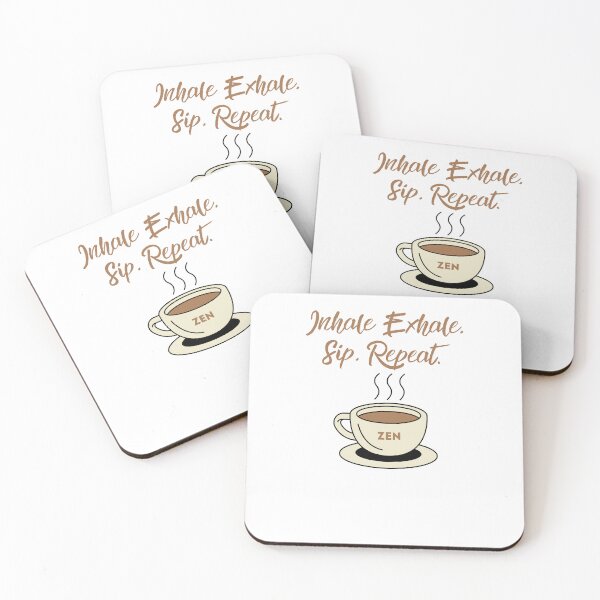 Item preview, Inhale Exhale. Sip. Repeat. ( Coffee Zen)  designed and sold by WithAngela.