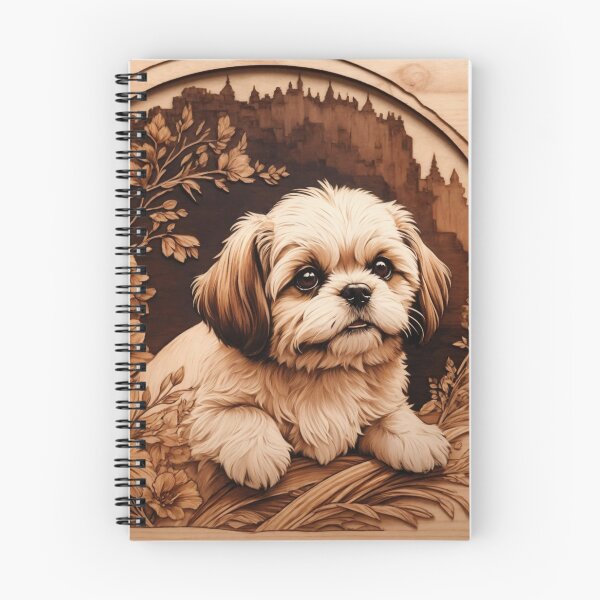 Item preview, Shih Tzu: The Endearing Spirit of Wood (Pyro Pets Art - 037) designed and sold by pyropetsart.