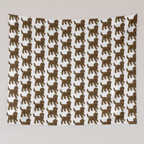 Item preview, Goldendoodle - Chocolate designed and sold by Jennifer Stolzer.