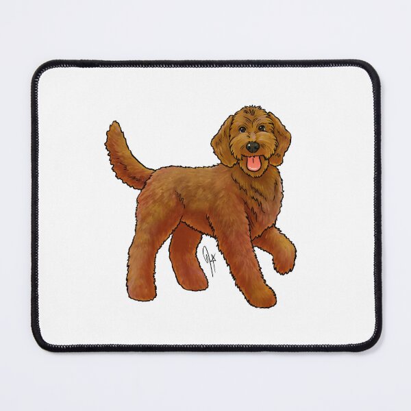 Item preview, Goldendoodle - Red designed and sold by Jennifer Stolzer.