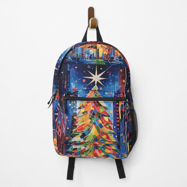 Item preview, Christmas Cascade at Rockefeller: A Visionary Odyssey through Abstract Yuletide Enchantment in NYC, Crafted via Generative AI designed and sold by OlfactoART Studio.