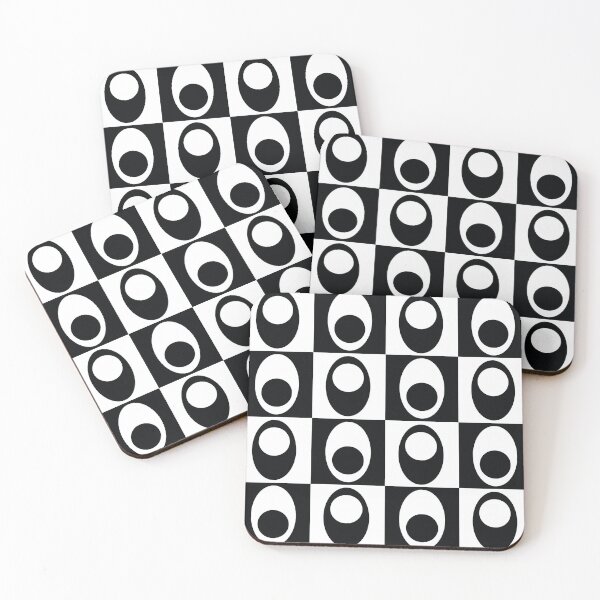 Item preview, Black and white 60s Oh design designed and sold by twistidd.