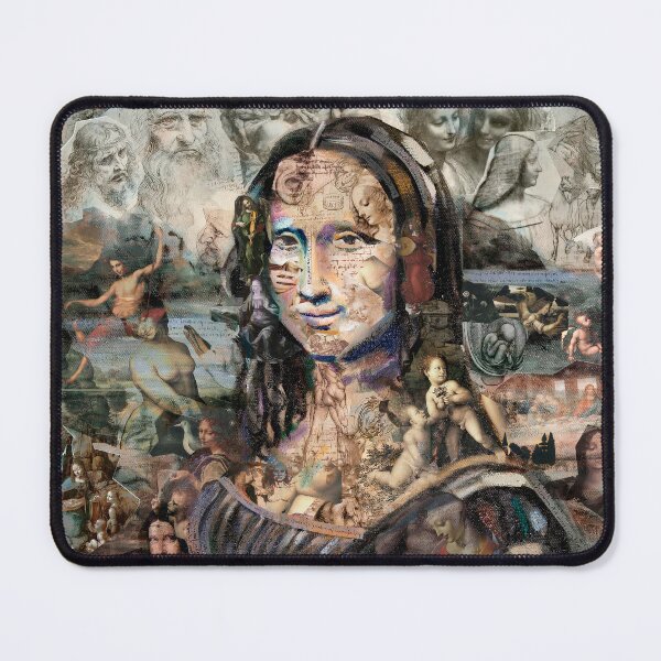 Item preview, Mona Lisa Collage Edition Surrealism Art by Leonardo Da Vinci designed and sold by Under-TheTable.