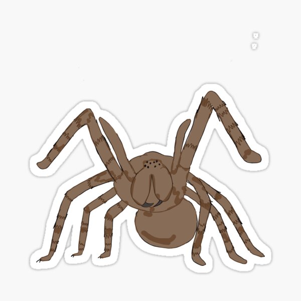 Goliath Bird-eating Spider Sticker for Sale by FossilRecordGNS