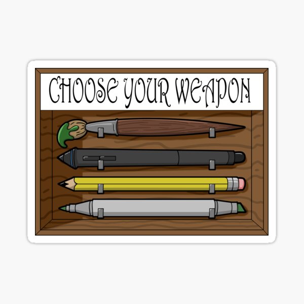 Item preview, choose your weapon designed and sold by Francho.