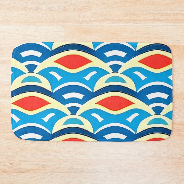 Item preview, Japanese wave pattern designed and sold by Boru-Atisuto.