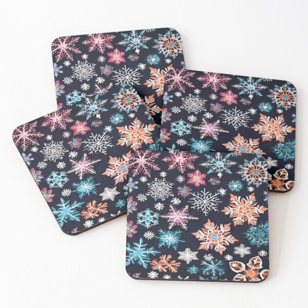Item preview, Christmas Pattern Colorful Snowflakes designed and sold by al21ex.