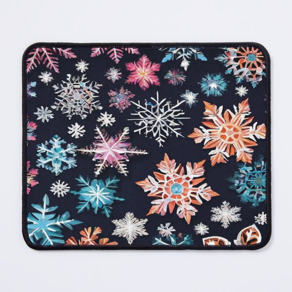 Item preview, Christmas Pattern Colorful Snowflakes designed and sold by al21ex.