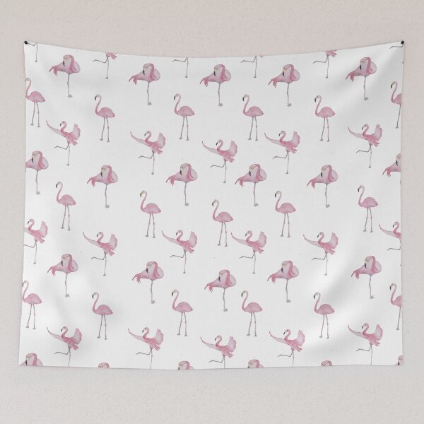 Item preview, Pink Watercolour Flamingos designed and sold by ECLECTICimprint.