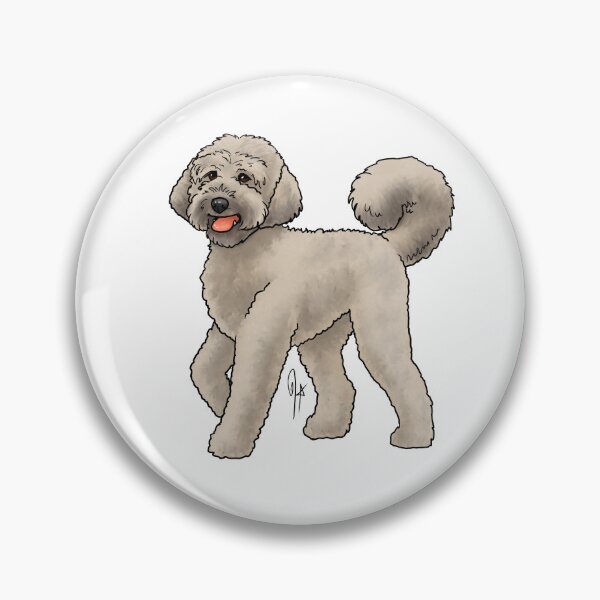 Artikelvorschau, Labradoodle – Hellbrauner, dunkler Maulkorb entworfen und verkauft von Jennifer Stolzer.