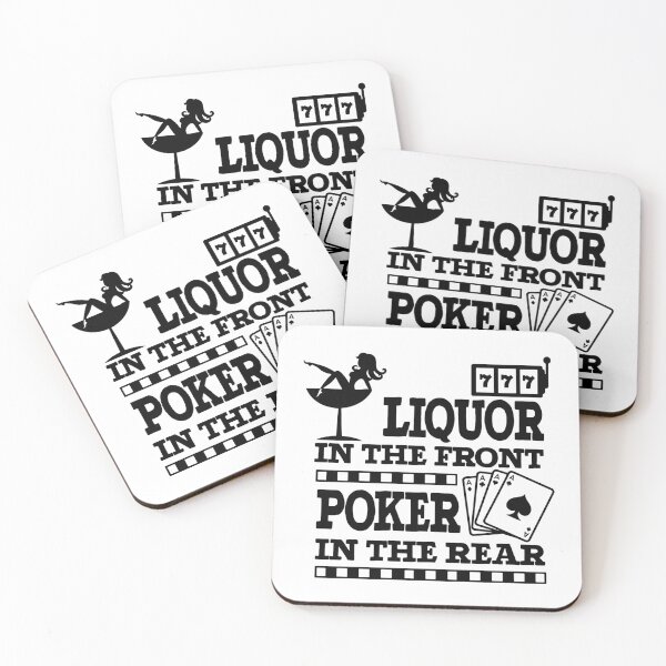 Item preview, Liquor in the front, poker in the rear designed and sold by Marilyn Franklin.