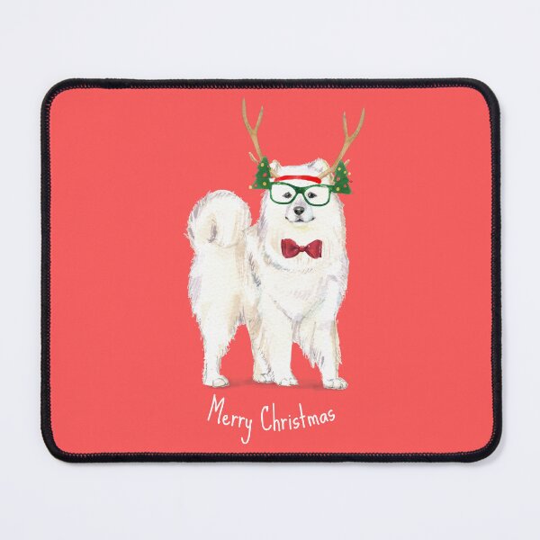 Item preview, Samoyed Christmas Dog  designed and sold by beastieboutique.