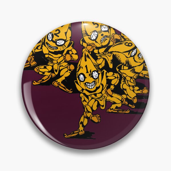 Badge Pins Jotaro Kujo metal badge : What is' Determination'? Part 5 of  JOJO'S BIZARRE ADVENTURE : The Golden Wind, Goods / Accessories