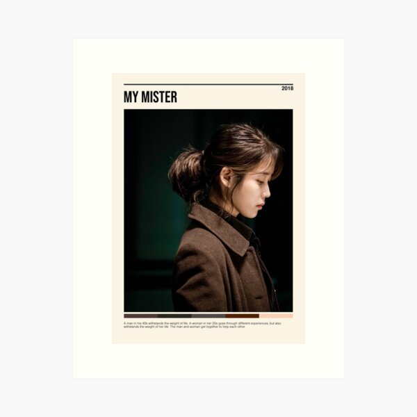 Item preview, My Mister, Minimalist Kdrama(2018) designed and sold by PinkandP.