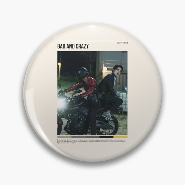 Item preview, Bad and Crazy, Minimalist Kdrama (2021-2022) designed and sold by PinkandP.