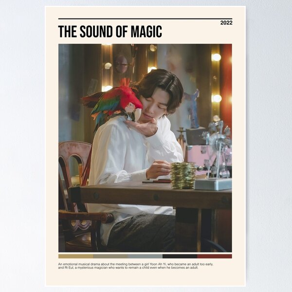 Item preview, The Sound of Magic, Minimalist Kdrama(2022) designed and sold by PinkandP.