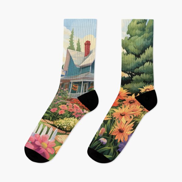 Item preview, illustration of a flower garden in home2 designed and sold by Lucky-jl.