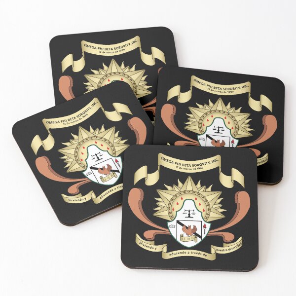 Item preview, Hermandad de mujeres Omega Phi Beta, cresta incorporada designed and sold by Letters By Lex.