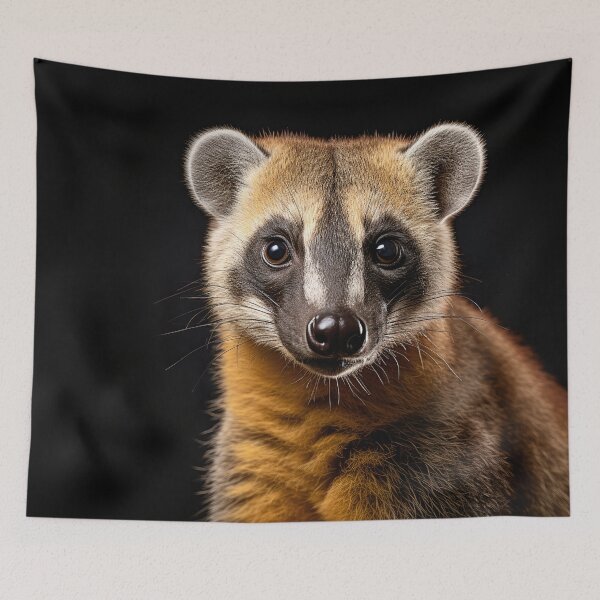Item preview, Brown Civet on Black designed and sold by Elisabeth Lucas.