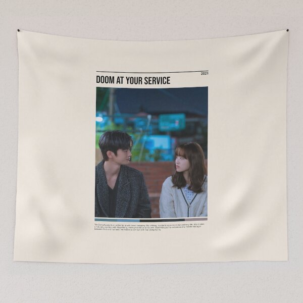 Item preview, Doom at Your Service, Minimalist Kdrama (2021) designed and sold by PinkandP.