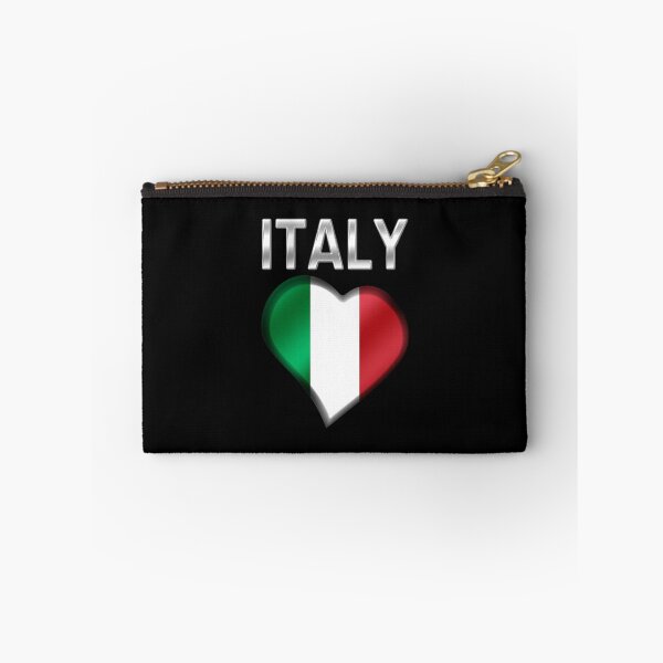 Item preview, Italy - Italian Flag Heart & Text - Metallic designed and sold by Graphix.