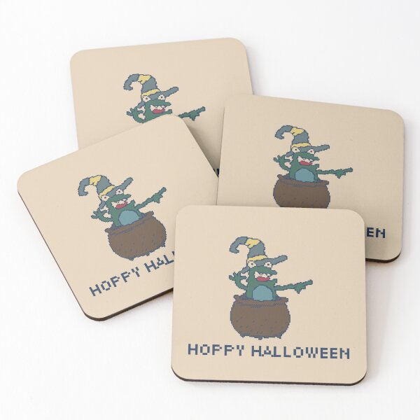 Item preview, Hoppy Halloween - Frog Boiling 8bit Pixel Art designed and sold by pxlboy.