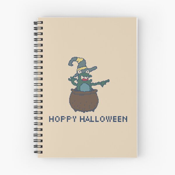 Item preview, Hoppy Halloween - Frog Boiling 8bit Pixel Art designed and sold by pxlboy.