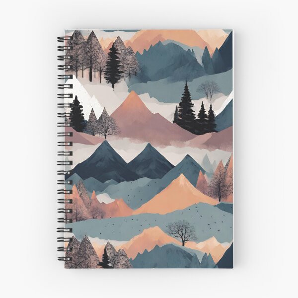 Item preview, Boho Mountain with Trees designed and sold by XamiDesign.