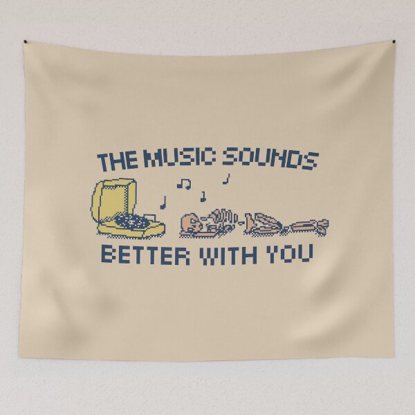 Item preview, The Music Sounds Better With You - 8bit Pixel Art designed and sold by pxlboy.