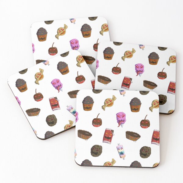 Item preview, Halloween Mimics Pattern - White designed and sold by RootSpellStudio.