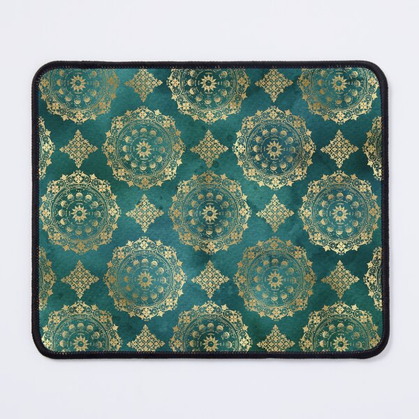 Item preview, Green and Gold Celestial Stars Pattern designed and sold by HeatherAnn2023.