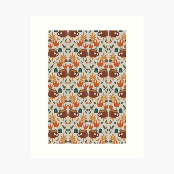 Item preview, Fall Tea Chai Pattern designed and sold by Miztli.