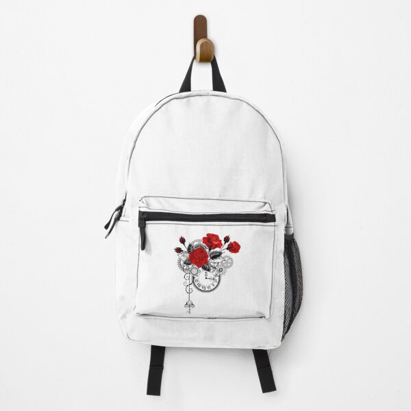 Item preview, Design with Red Roses and Clock designed and sold by Blackmoon9.