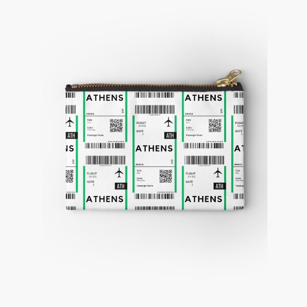 Item preview, Athens (ATH) Canada Airplane Boarding Pass designed and sold by RoamInk.