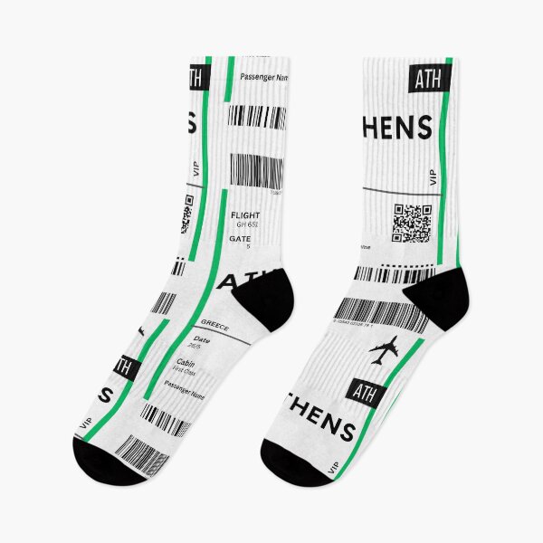 Item preview, Athens (ATH) Canada Airplane Boarding Pass designed and sold by RoamInk.