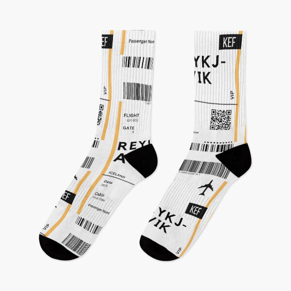 Item preview, Reykjavik (KEF) Iceland Airplane Boarding Pass designed and sold by RoamInk.