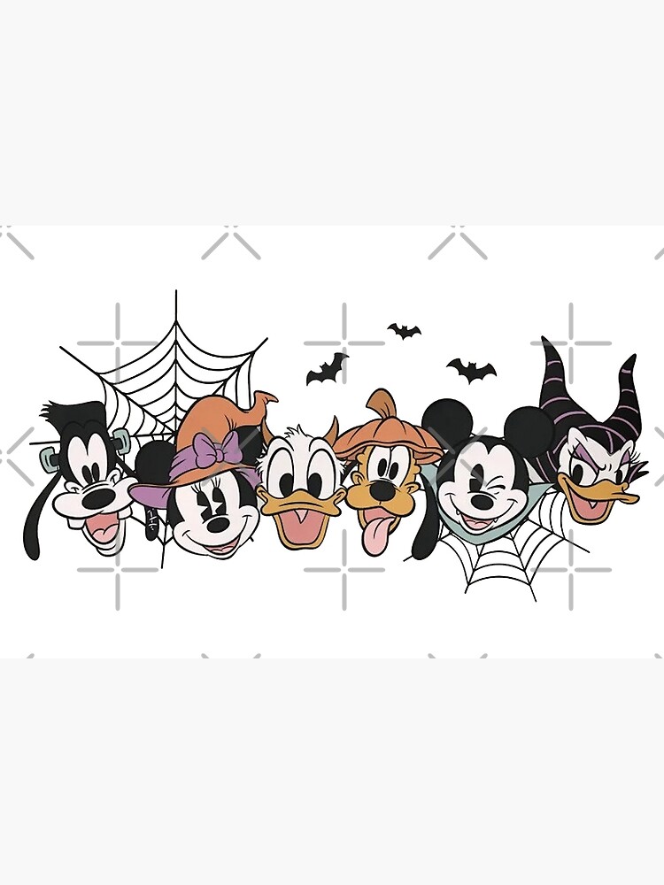 Discover Retro Disney Halloween Cosmetics Bag, Halloween Zipper Pouch