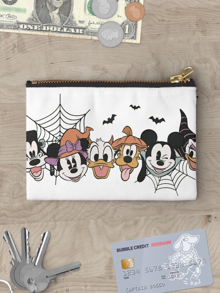 Discover Retro Disney Halloween Cosmetics Bag, Halloween Zipper Pouch