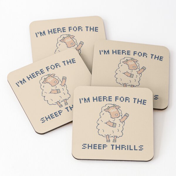 Item preview, I'm Here For The Sheep Thrills - 8bit Pixel Art designed and sold by pxlboy.