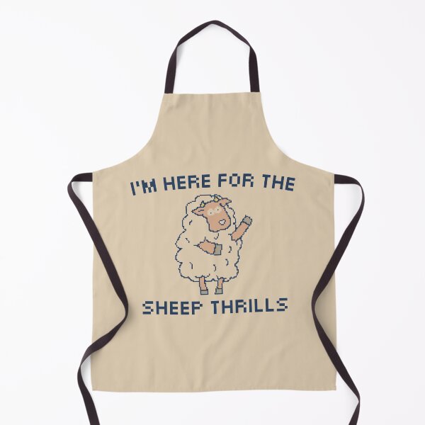 Item preview, I'm Here For The Sheep Thrills - 8bit Pixel Art designed and sold by pxlboy.