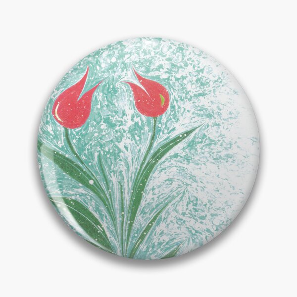 Item preview, Abstract marbling floral pattern for fabric,tile design designed and sold by bozarslan.