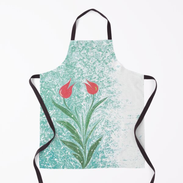 Item preview, Abstract marbling floral pattern for fabric,tile design designed and sold by bozarslan.