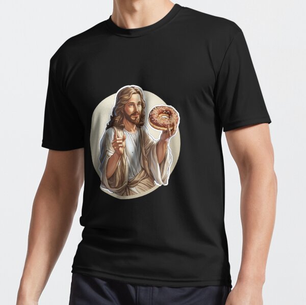 Skateboarding Jesus on Skateboard Gift for Skater' Men's Tall T-Shirt