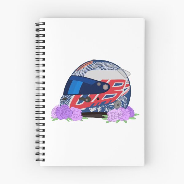 Item preview, Jenson Button 2023 Petit LeMans Helmet With Flowers designed and sold by OriDraws.